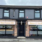The Olde Cotton Mill Bistro Tea Room is located at the spot as the former Clove restaurant on Shear Brow,  near St Mary;s College, Blackburn