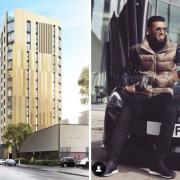Entrepreneur Faizal Atcha has plans to build a new 'golden tower' in Manchester