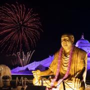 Neasden Temple holds a day of worship, festivities on Sunday November 12 culminating in a 7.30pm firework display at Gibbons Recreation Ground, Brent.