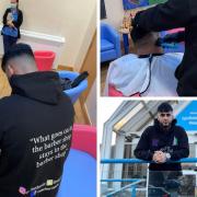 Youth Cutz visits Lynfield Mount Hospital. Picture: Youth Cutz