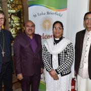 (l-r) Bishop Philip North, Majeed Masih, Rev. Sarah Gill and Rev. Munawar Din