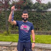 Raja Aslam is running the Berlin Marathon today and is hoping to raise £2,500 for his efforts