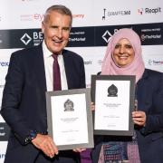 Julie Mayet, seen here with broadcaster Dermot Murnaghan, has been recognised as one of the best in the country