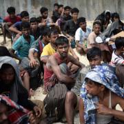 The UN refugee agency sounded the alarm for hundreds of Rohingya Muslims believed to be aboard two boats reported to be out of supplies and adrift on the Andaman Sea (AP)