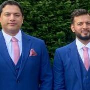 Itsham Riaz (right) has paid tribute to his brother Imran (left) who died last week.