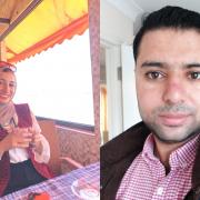 British Palestinians Israa Aljaish (left) and Mohammed Awad (right) (Israa Aljaish/Mohammed Awad/PA)