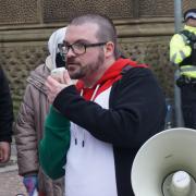 James speaking at another rally in the North West over the weekend