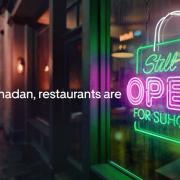 The new 'Open For Suhoor' campaign aims to shine a light on restaurants with extended delivery hours