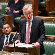UK Parliament of Communities Secretary Michael Gove making a statement to MPs in the House of Commons