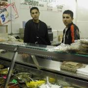 CURRY STALL: Imran and Mohammed Valli Adam