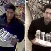 Social media users pointed out the likeness to Schwimmer's (right) character Ross Geller