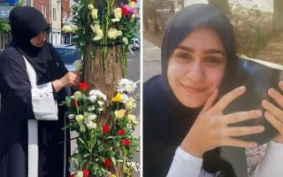 The mother of Aya Hachem was in Blackburn on the anniversary of her death