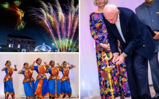 Hundreds of guests turned out to enjoy an evening of fireworks, dance and music as Blackburn’s annual Diwali celebration