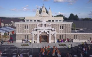 The Shree Swaminarayan Mandir is located on Copster Hill Road